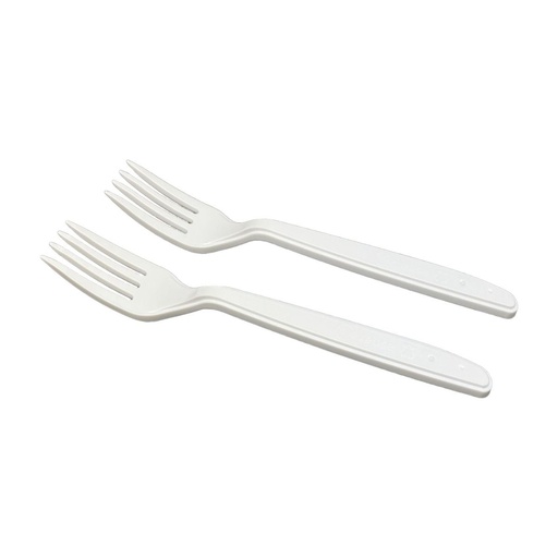 [CPFR175PL] Fourchette RÉUTILISABLE 175mm Blanc 50pcs