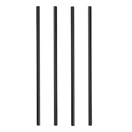 [CPPLN0824PAP] Pailles Noires 0,8x24cm Carton 500pcs