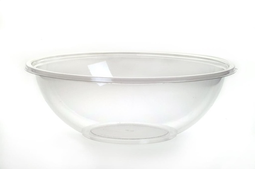 [CPSSLR1500PL] Saladier Rond Transparent rPET 1500ml "SABERT" 100pcs