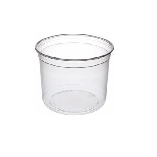 [CPDM16CPL] Pot rond DMC rPET 500ml/16oz Ø117mm 32pcs