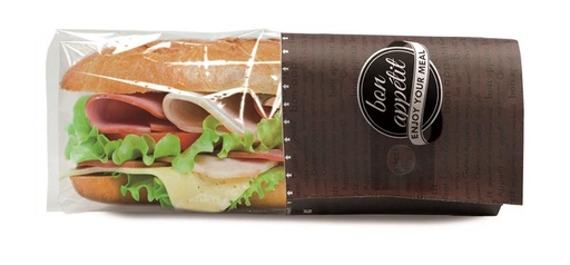 [CPSAFIFIXLPAP] Sachet Sandwich FIFTY/FIFTY XXL 33cm 500pcs