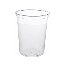 [CPDM24CPL] Pot rond DMC rPET 750ml/24oz  Ø117mm 32pcs
