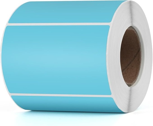 [CPETIREBLEU5535] Etiquettes Bleues Imprimante Thermique 5,7x3,2cm 1000pcs