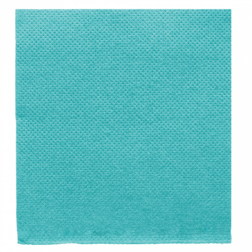 [CP15397PAP] Serviette Double Point 20x20cm BLEU TURQUOISE 100pcs