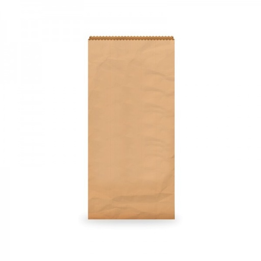 [CP6PBRPAP] 6P Zakjes Kraft Bruin 17x34cm 1000st