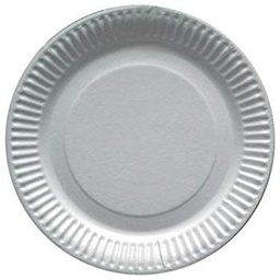 [CPA23CPAP] Assiette Ronde Carton Blanc 23cm 100pcs