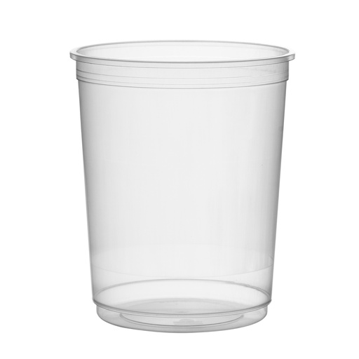 [CPD1000PL] Pots "DECA" Rond PP Transparent 1000cc 255pcs