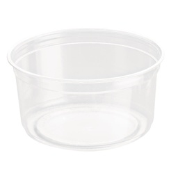 [CPDM12PL] Pots Ronds Transparent &quot;SOLO&quot; PET 355ml 50pcs