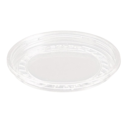 [CPLG8PL] Couvercle Pots Ronds Transparent "SOLO" 50pcs