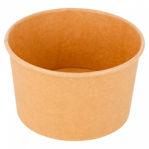 [CPPG240PAP] Pots Glace Kraft 240ml Ø9,4x5,5cm 50pcs