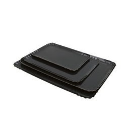 [CPPL2842NPAP] Plateaux Traiteur Carton Noir 28x42cm 25pcs