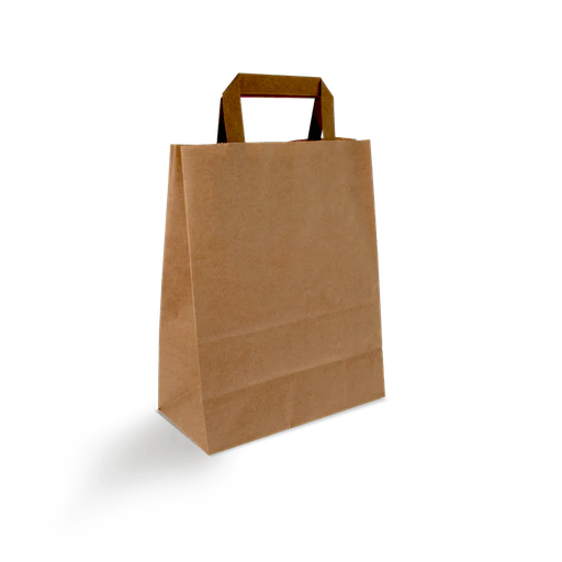 [CPSACBR22PAP] Sacs Kraft Brun 22x10x28cm 250pcs