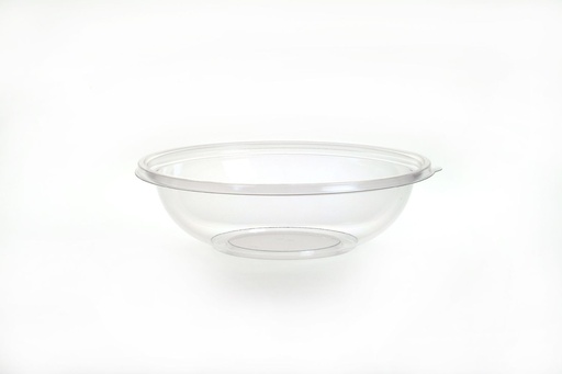 [CPSSLR4500PL] Saladier Rond Transparent rPET 4500ml "SABERT" 50pcs 