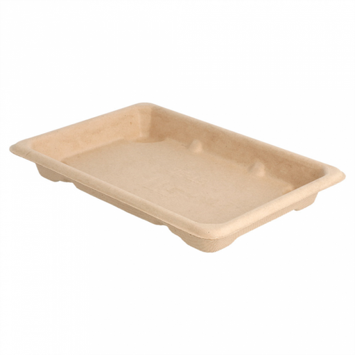 [CPSUB1PAP] Sushibox "Bio" Bagasse + Deksel 16,5x11,5cm 50st