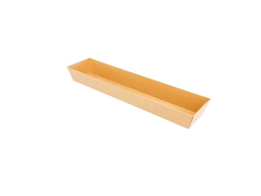 [CPBARQCL7PAP] Barquette Kraft Laminé n°7 30x6,5x3,5cm 50pcs
